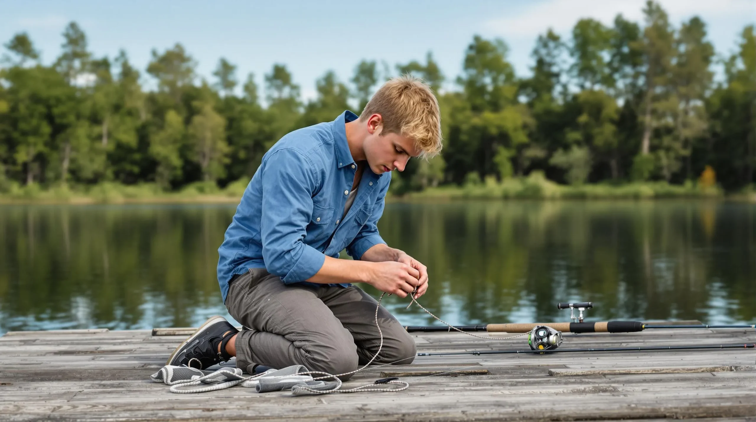 easy fishing knots